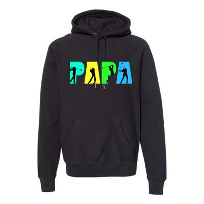 Papa Golfing Premium Hoodie