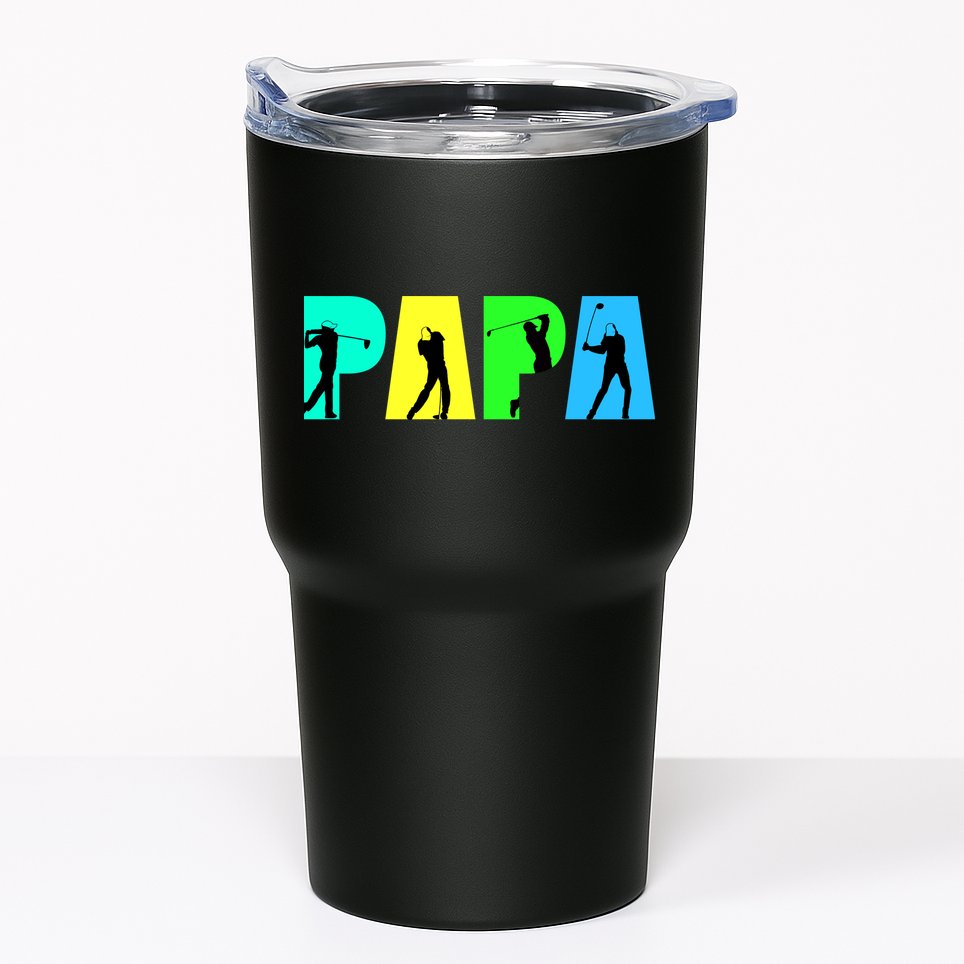 Papa Golfing Tumbler