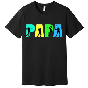 Papa Golfing Premium T-Shirt