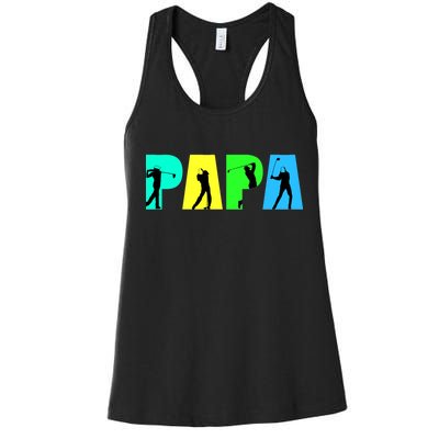 Papa Golfing Women's Racerback Tank