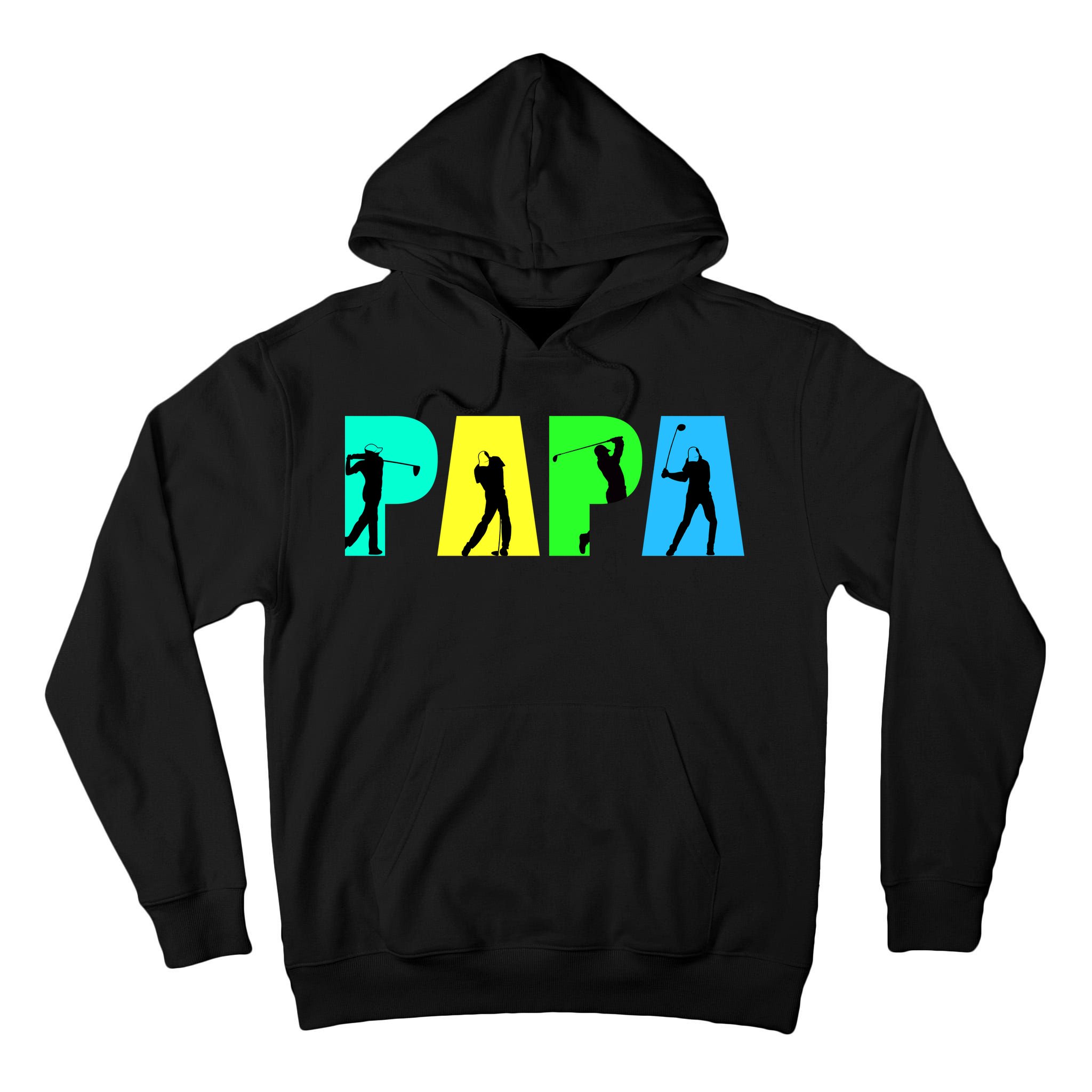 Papa Golfing Tall Hoodie