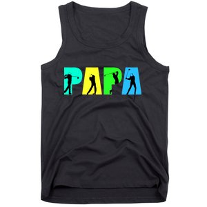 Papa Golfing Tank Top