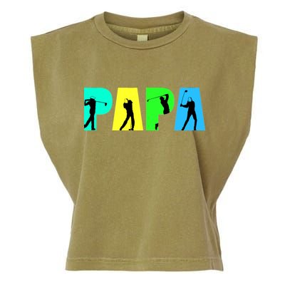 Papa Golfing Garment-Dyed Women's Muscle Tee