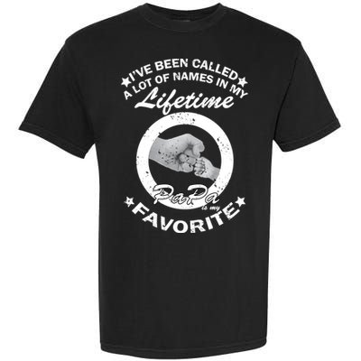 Papa Is My Favorite Garment-Dyed Heavyweight T-Shirt