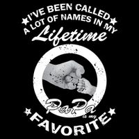 Papa Is My Favorite Cooling Performance Crew T-Shirt