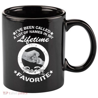 Papa Is My Favorite 11oz C Handle Ceramic Mug