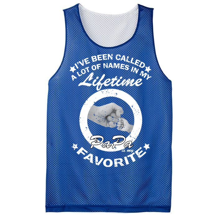 Papa Is My Favorite Mesh Reversible Basketball Jersey Tank