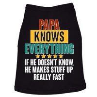 Papa Knows Everything No Matter What Doggie Tank