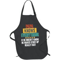 Papa Knows Everything No Matter What Apron