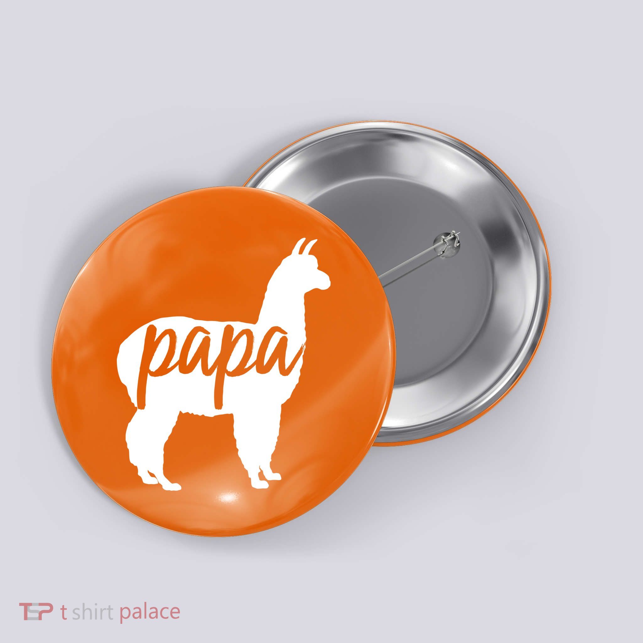 Papa Lama Button