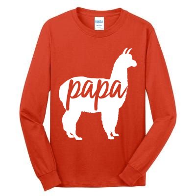 Papa Lama Tall Long Sleeve T-Shirt