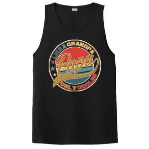 Papa Like A Grandpa Only Cooler Emblem PosiCharge Competitor Tank