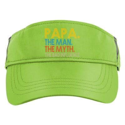 Papa Man Myth The Bad Influence Retro Adult Drive Performance Visor