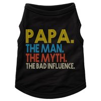 Papa Man Myth The Bad Influence Retro Doggie Tank