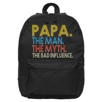 Papa Man Myth The Bad Influence Retro 16 in Basic Backpack