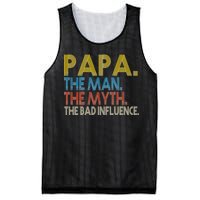 Papa Man Myth The Bad Influence Retro Mesh Reversible Basketball Jersey Tank