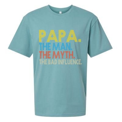 Papa Man Myth The Bad Influence Retro Sueded Cloud Jersey T-Shirt
