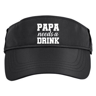 Papa Needs A Drink Adult Drive Performance Visor
