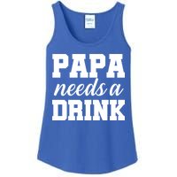 Papa Needs A Drink Ladies Essential Tank