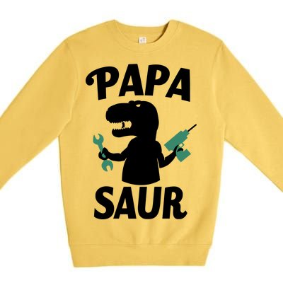 Papa Saur Fix Things Premium Crewneck Sweatshirt