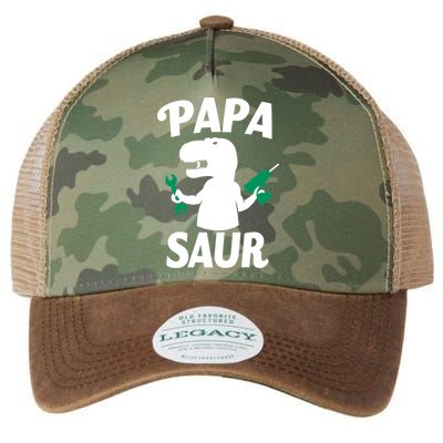 Papa Saur Fix Things Legacy Tie Dye Trucker Hat