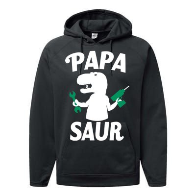 Papa Saur Fix Things Performance Fleece Hoodie