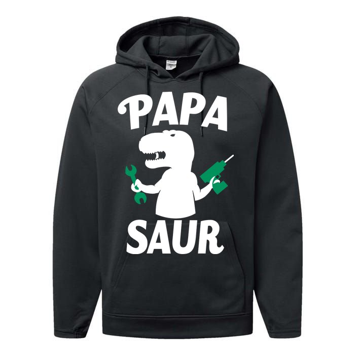 Papa Saur Fix Things Performance Fleece Hoodie