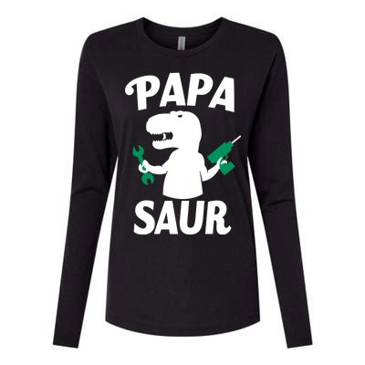 Papa Saur Fix Things Womens Cotton Relaxed Long Sleeve T-Shirt