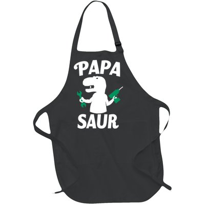 Papa Saur Fix Things Full-Length Apron With Pockets