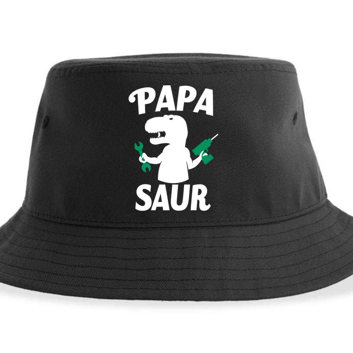 Papa Saur Fix Things Sustainable Bucket Hat