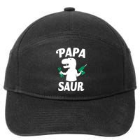 Papa Saur Fix Things 7-Panel Snapback Hat