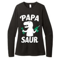 Papa Saur Fix Things Womens CVC Long Sleeve Shirt