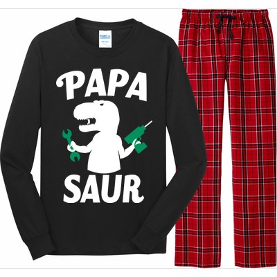 Papa Saur Fix Things Long Sleeve Pajama Set