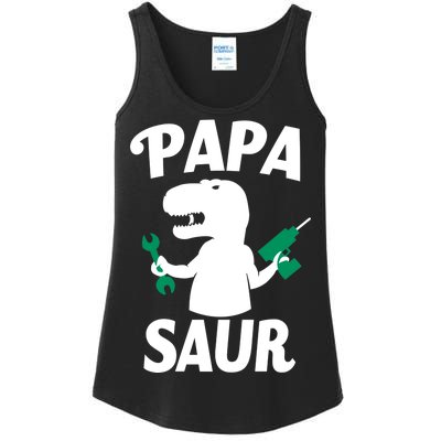 Papa Saur Fix Things Ladies Essential Tank