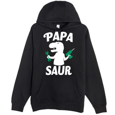 Papa Saur Fix Things Premium Pullover Hoodie
