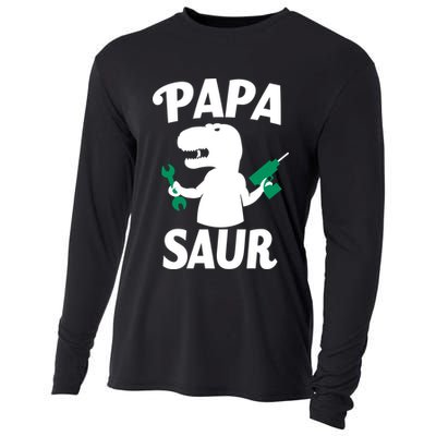 Papa Saur Fix Things Cooling Performance Long Sleeve Crew