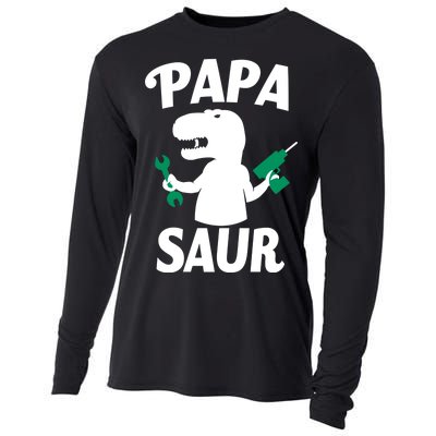 Papa Saur Fix Things Cooling Performance Long Sleeve Crew