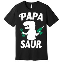 Papa Saur Fix Things Premium T-Shirt