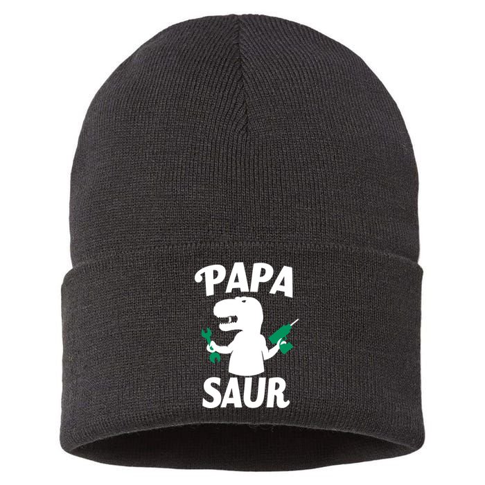 Papa Saur Fix Things Sustainable Knit Beanie