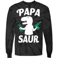 Papa Saur Fix Things Tie-Dye Long Sleeve Shirt