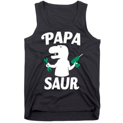 Papa Saur Fix Things Tank Top