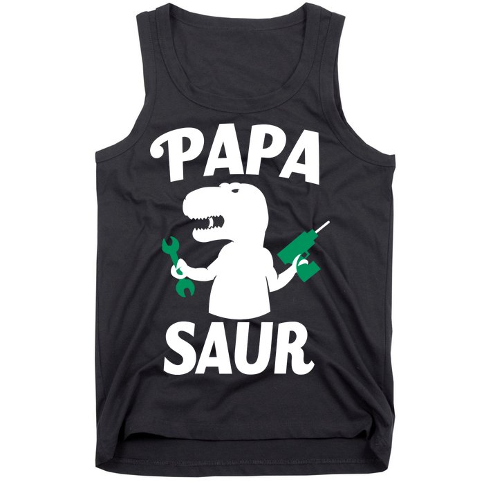 Papa Saur Fix Things Tank Top