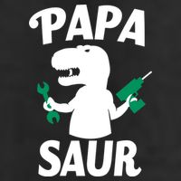 Papa Saur Fix Things Golf Towel