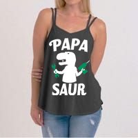 Papa Saur Fix Things Women's Strappy Tank