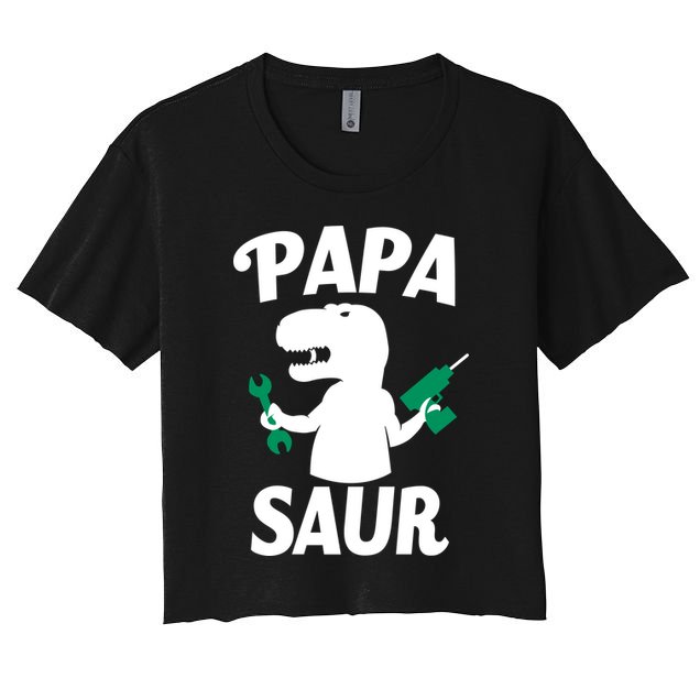Papa Saur Fix Things Crop Top