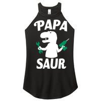 Papa Saur Fix Things Women's Perfect Tri Rocker Tank