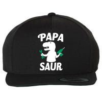 Papa Saur Fix Things Wool Snapback Cap