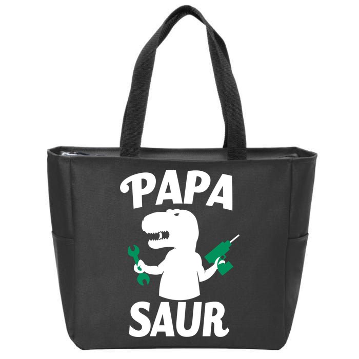 Papa Saur Fix Things Zip Tote Bag