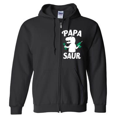 Papa Saur Fix Things Full Zip Hoodie