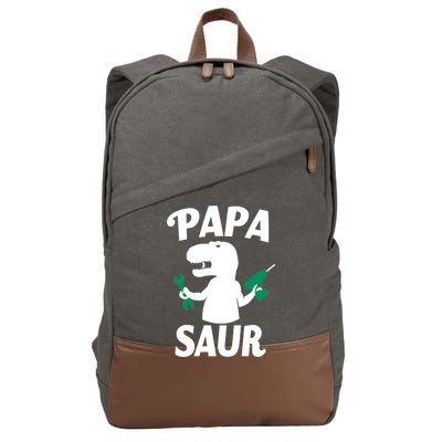 Papa Saur Fix Things Cotton Canvas Backpack